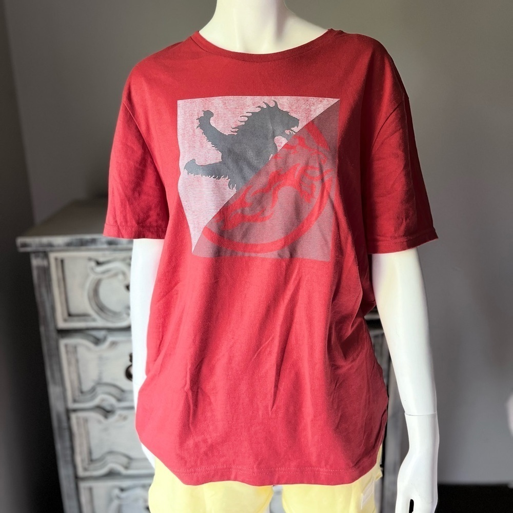 Express Red Graphic Tee